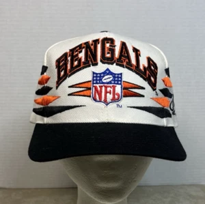 NWOT Logo Athletic Cincinnati Bengals Diamond Snapback Hat Cap - Picture 1 of 14