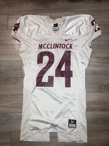 McClintock High School Chargers #24 Football Team Game Worn Nike Jersey M - Picture 1 of 3