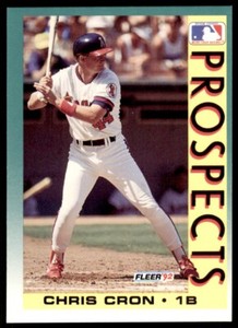 1992 Fleer Chris Cron Baseball Cards #656