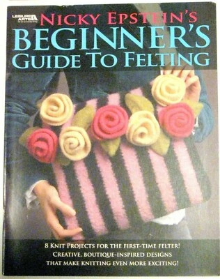 Leisure Arts Nicky Epstein's Beginner's Guide to Felting 8 Knit Projects 4171 - Image 1 of 4
