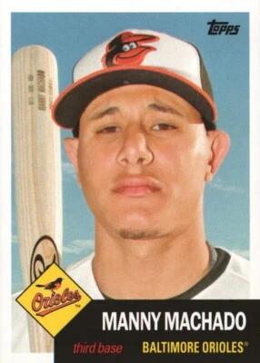 2016 Topps Archives #30 - Manny Machado - Baltimore Orioles   16-384 - Image 1 of 2