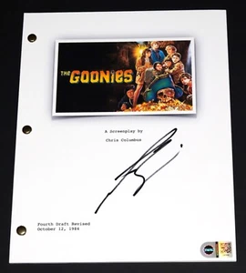 JOSH BROLIN Signed THE GOONIES Full Movie SCRIPT autograph + SWAU COA - Picture 1 of 1