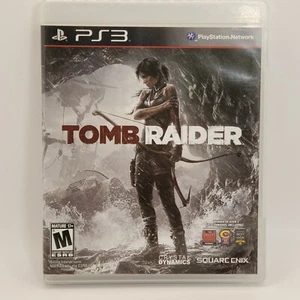 Tomb Raider PS3 Sony Playstation 3 2013 Etiqueta Negra - Imagen 1 de 3
