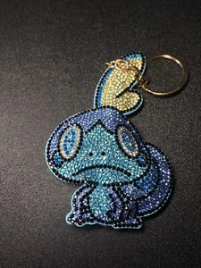 Sobble Pokémon Plush Rhinestone Keychain Nintendo - Picture 1 of 2