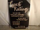 Stupell Industries Made In Usa Guest Ratings Sign Airbnb Hotel Motel Stay Host