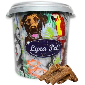 5 kg Rinderstrossen 12 - 15 cm Trachea 5000 g Hund Snack Lyra Pet® in 30 L Tonne - Bild 1 von 8