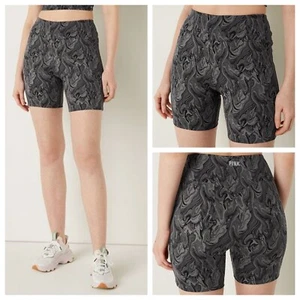 VS VICTORIAS SECRET PINK SOFT ULTIMATE HIGH WAIST BIKE SHORT SHORTIE MARBLE L - Picture 1 of 6