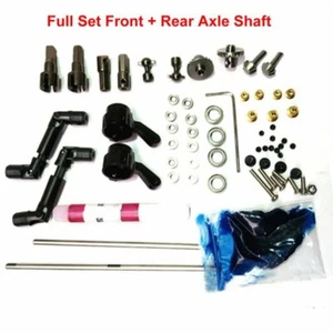 1Set Complete Alloy Front & Rear Axle Shaft Upgrade For D90 D91 1/12 RC Crawler - Picture 1 of 11