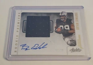 R81,898 - 2020 Absolute #229 Rookie Autograph Jersey Bryan Edwards #57/75 - Picture 1 of 1