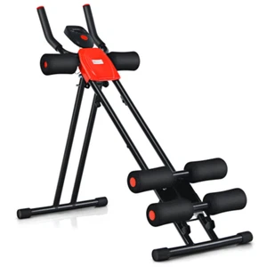 Foldable Adjustable Core Abdominal Trainer with 3 Adjustable Resistance and LCD - Picture 1 of 11