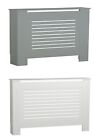 Radiator Cover Wooden MDF Wall Cabinet Shelf Slatted Grill Medium 78x19x82cm