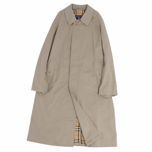 Cappotto Burberry Vintage Burberrys Stencolor Balmacan Back Check Usato0