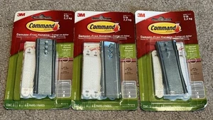 Lot of 3 3M Command Universal Picture Hangers 5lb, 3 pk, 9 total hangers - Picture 1 of 4