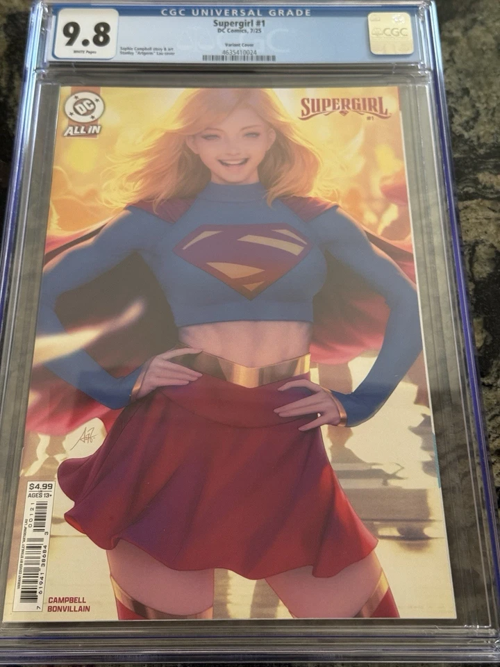 Supergirl #1, Variant Edition, CGC 9.8 - Image 1 of 4
