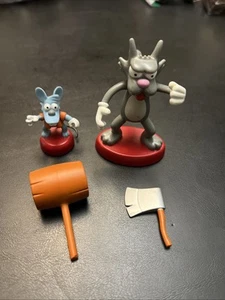 Playmates The Simpsons World of Springfield Itchy & Scratchy Complete - Picture 1 of 1