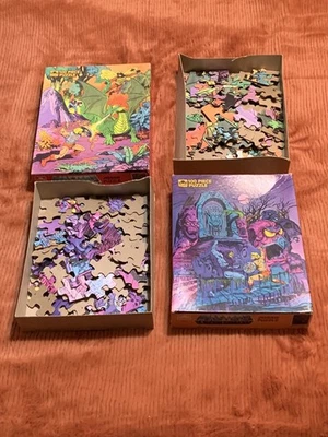 Lot 2- Vintage 1984 Masters Of The Universe 100pc Puzzle Snake Mountain Dragon  - Image 1 of 4