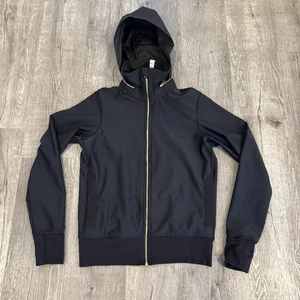 Lululemon Namaskar Hoodie Womens Sz 6 Black Full Zip Jacket - Picture 1 of 9