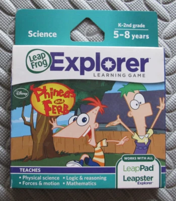 LeapFrog Phineas and Ferb Cartridge for LeapPad and Leapster Explorer - Image 1 of 2