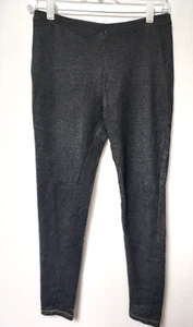Hue Cotton Blend Gray Leggings Stretch pants  Size Medium - Picture 1 of 5