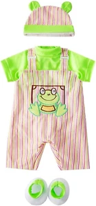 Reborn Baby Doll Clothes Baby Doll Clothing Outfit Accessories 3 Pices Sets for - Picture 1 of 12