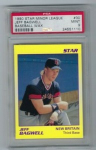 1990 Star Minor League #30 Jeff Bagwell Baseball Wax HOF MVP ASTROS -MINT PSA 9-