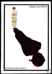 Theaterprogramm, Komische Oper Berlin, Madame Butterfly, 1986 - Bild 1 von 1