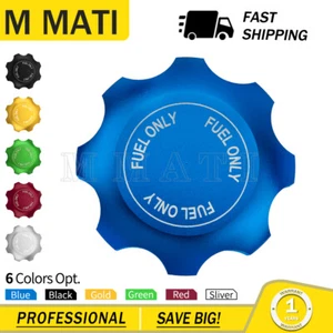 CNC Fuel GAS CAP for Polaris RZR Ranger 800 900 1000 UTV ATV Snowmobile Blue - Picture 1 of 8
