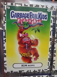 Kim Kong Garbage Pail Kids Flashbacks White Border Variant 6a HTF - Picture 1 of 1