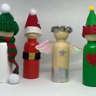 Little Wooden People (large Christmas Figures Set Of 4)