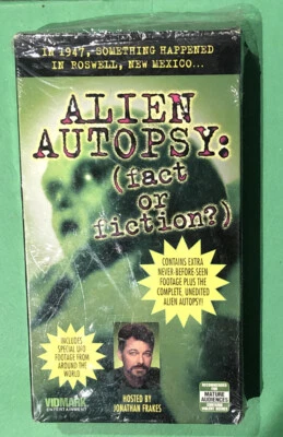 Alien Autopsy: Fact or Fiction VHS,1999,Jonathan Frakes,Sci-Fi Horror new - Image 1 of 3