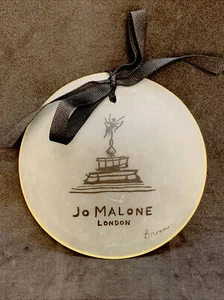 Jo Malone Holiday Ornament Hand-painted, frosted Glass- Unique! - Picture 1 of 6