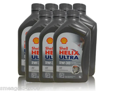 Shell Helix Ultra Professional AF 5W 30 7x1 Liter  Motoröl Ford A5/B5 WSS  913-D - Bild 1 von 3