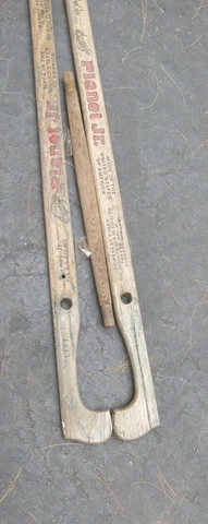 Vintage Pair of Planet Jr Seeder /Cultivator Handles  "Good Graphics" Cover