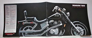 1987 Honda SHADOW 1100   VT1100C dealer brochure - Picture 1 of 3