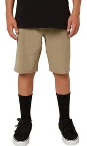 O'Neill Kids Khaki Reserve Heather Boys Hybrid Shorts, Size W25" - Picture 1 of 3
