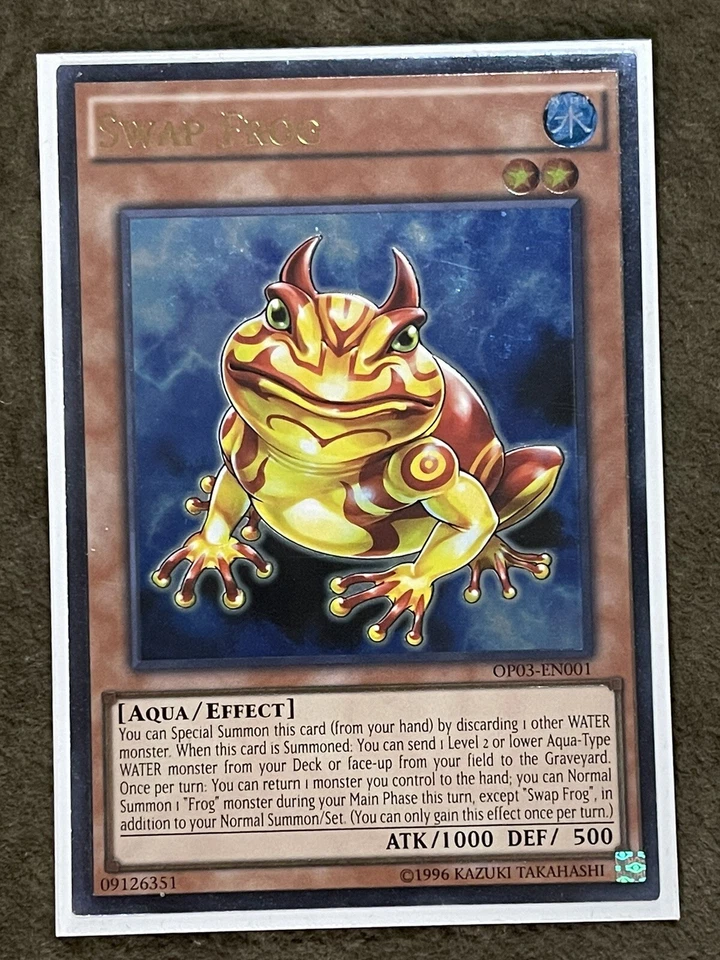 Yu-Gi-Oh! TCG Swap Frog OTS Tournament Pack 3 OP03-EN001 Unlimited Ultimate Rare - Image 1 of 1