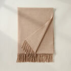 Women's Solid Warm Scarf Long Shawls Wraps Winter Cashmere Feel Large Scarves