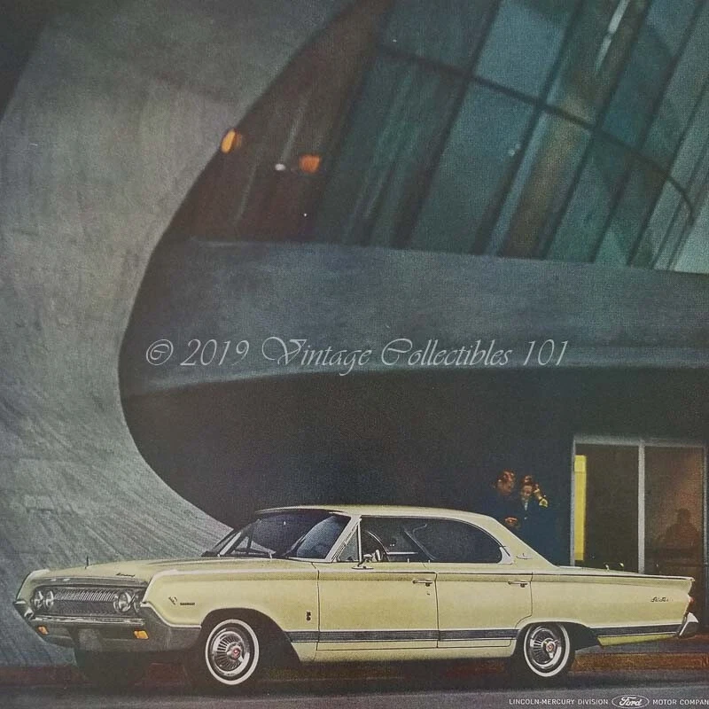 1964 Mercury Marauder NY World's Fair Disney Skyway car photo art decor print ad - Image 1 of 4