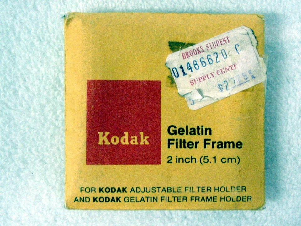 Kodak Filter Frame | For Gelatin | 2" x 2" | Worn package | New | NOS | $9.55 | - Image 1 of 3