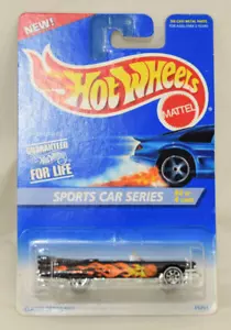 Hot Wheels 1996 '59 Caddy - White Wall 7-spoke, Black, white interior, B281 - Picture 1 of 16