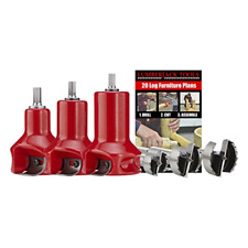 Lumberjack Tools 1", 1-1/2" & 2" Home Master Kit HSK3 , Red