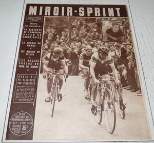 MIROIR SPRINT #412 1954 FOOTBALL COUPE MONDE PRESENTATION CYCLISME VAN GENECHTEN - Imagen 1 de 3