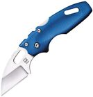 Cold Steel 20MTB Mini Tuff Lite Tri-Ad Lock Blue Handle Folding Pocket Knife