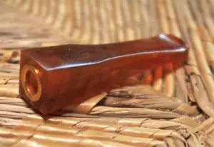 Antique Cherry Amber Bakelite Smoking Pipe Bygone Era USSR CCCP Soviet Union - Picture 1 of 6