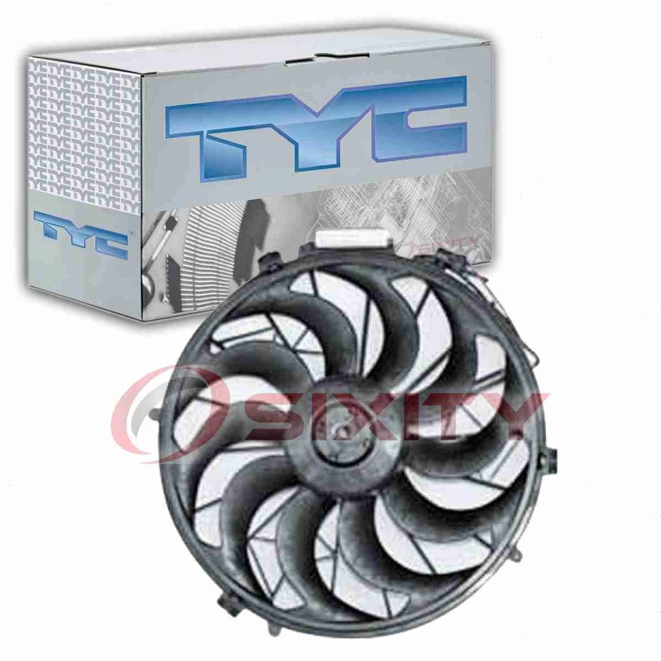 Conjunto de ventilador condensador TYC AC para BMW 318is 1999 calefacción aire acondicionado kv Foto 1 de 4