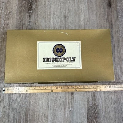 Irishopoly (University of Notre Dame) Board Game Complete Vintage 1986 - Image 1 of 4