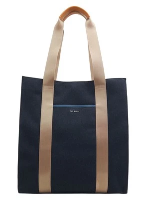 Bolso de Mano Ted Baker London Para Hombres Deptford Textil Azul Marino - Nuevo con Etiquetas $230 Foto 1 de 4