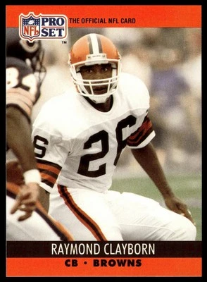 1990 Pro Set #471 Raymond Clayborn - Image 1 of 2