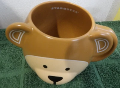 NUEVO 2025 Vacaciones NAVIDAD Starbucks Taza Cara de Oso Marrón Cerámica Taza de Café 14oz Foto 1 de 4