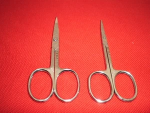 JUEGO DE 10 TIJERAS DE UÑAS FINAS, CUTÍCULA, MANICURA TALLA 3,5`` PROFESIONAL - Imagen 1 de 1
